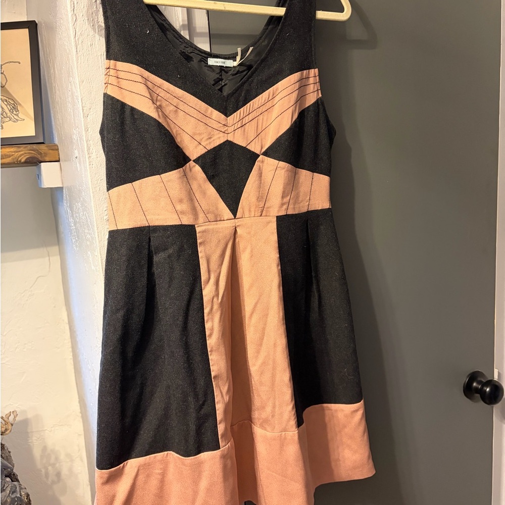 Free People Kimchi Blue - Black and Pink Dress